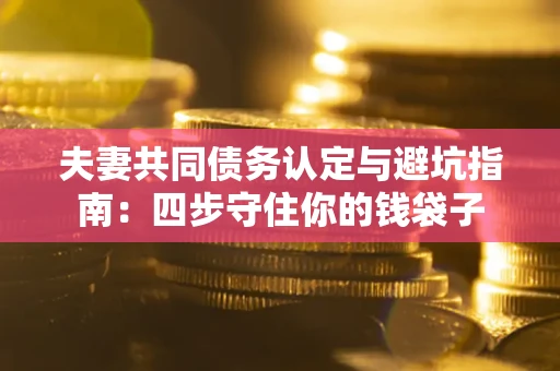 北京夫妻共同债务认定与避坑指南：四步守住你的钱袋子